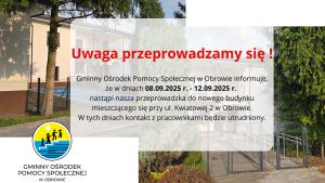 Informacja o przeprowadzce GOPS