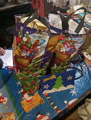 reklamówka z darami