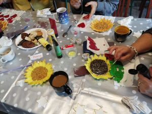 malowanie słoneczników