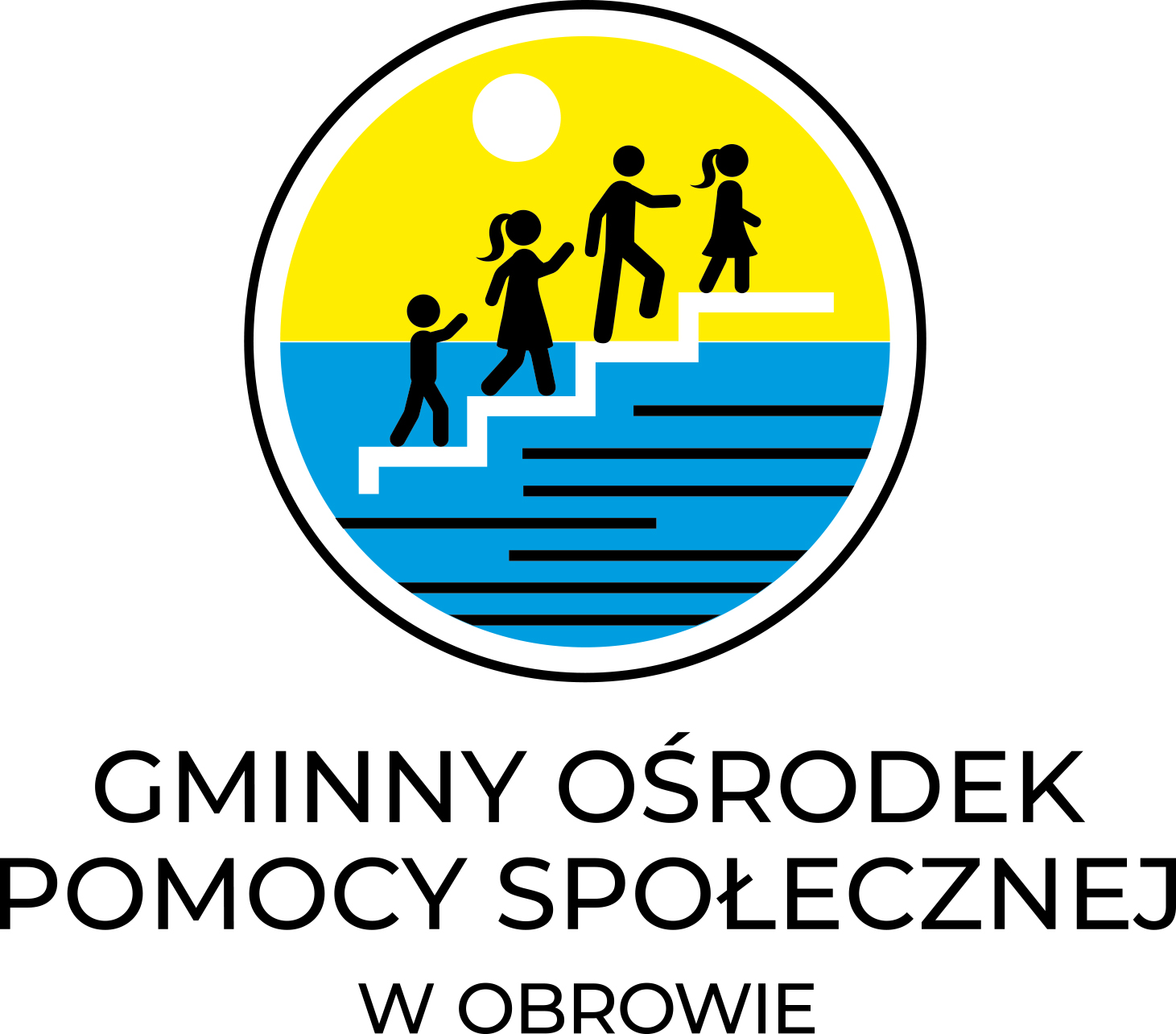 Logo Gminnego Ośrodka Pomocy Społecznej w Obrowie